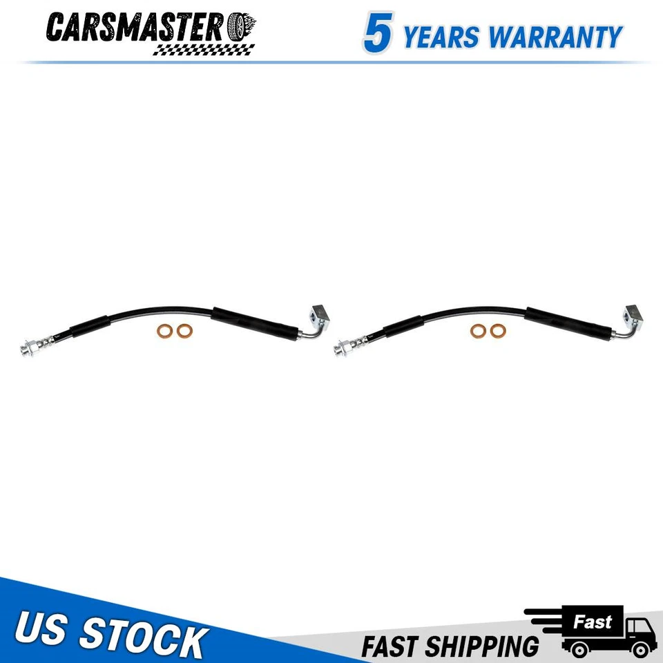 Kit dianteiro mangueira de freio hidráulica 2x para Dodge D200 1978-1980 Dodge D250 1981-1987 - Imagem 1 de 1