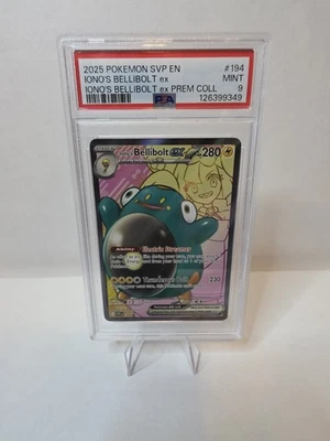 PSA 9 Mint Ionos Bellibolt EX 183/159 Journey Together Special Illustration Rare - Image 1 of 2