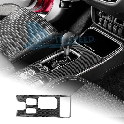 For Mitsubishi Outlander 2017-2021 Central Shift Panel Trim Black Carbon Fiber - Image 1 of 4