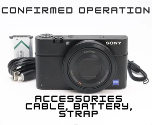 SONY Cyber-Shot DSC-RX100 20.2MP Digital Camera With ,Battery,Charger tested - Picture 1 of 8