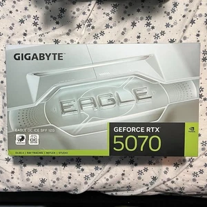 GIGABYTE GeForce RTX 5070 EAGLE OC ICE SFF 12G Graphics Card - Picture 1 of 3