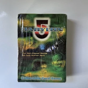 Vintage 1998 90s Y2K Babylon 5 Non-Aligned Worlds 60 Card Starter Deck - Picture 1 of 5