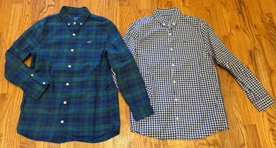 Lote de 2 camisas de manga larga Vineyard Vines para niño, talla M, 12-14 Foto 1 de 4