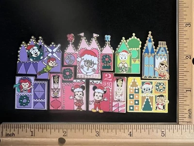 2022 Disney Parks It's A Small World праздничный набор загадочных головоломок; всего 10 булавок; LR - Изображение 1 из 4