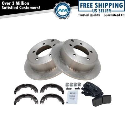 Kit de pastillas de freno traseras y rotor para Jeep Patriot Compass Dodge 2007-2017 Foto 1 de 4