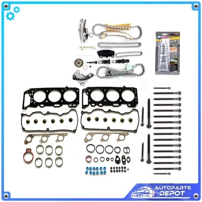Fits Ford Ranger 2001 2002 2003 4.0L Head Gasket Bolts Set Timing Chain Kit Foto 1 de 4