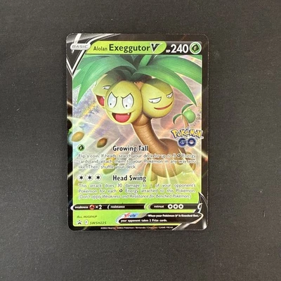 Alolan Exeggutor V - SWSH225 - SWSH: Sword & Shield Promo NM Pokemon Card - Image 1 of 2
