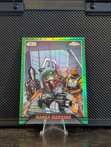 2023 Topps Chrome Star Wars Manga Madness #MM-6 Bounty Hunters - Green #/99 - Bild 1 von 3