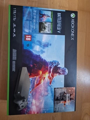 Microsoft Xbox One X 1TB Konsole ( Battlefield V Gold Rush Special Edition ) - Bild 1 von 4