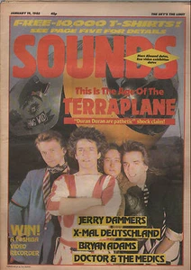 SOUNDS JAN 19 1985 TERRAPLANE LES ENFANTS X MAL DEUTSCHLAND JERRY DAMMERS HELIX - Picture 1 of 1