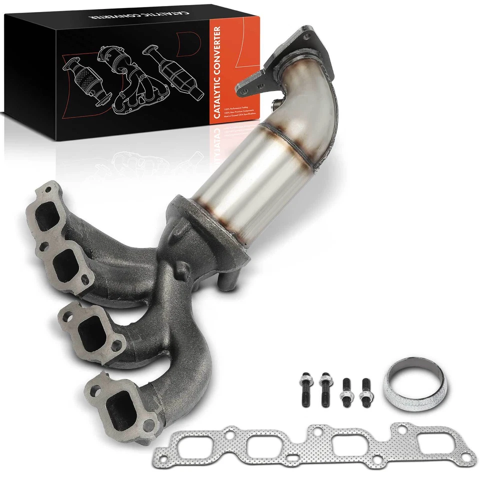 Convertidor catalítico delantero con colector de escape integrado para Chevrolet GMC Isuzu Foto 1 de 4