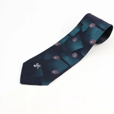Don Loper Beverly Hills Teal and Black Men's Silk Neck Tie - Image 1 of 4
