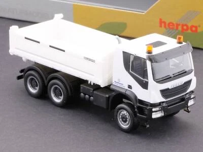 Herpa 746588 Iveco Trakker 6x6 Kipper Bundeswehr 1:87 WIE NEU! OVP 1703-10-25 - Bild 1 von 4
