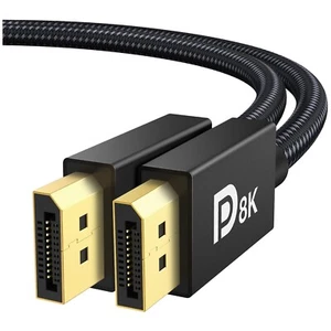 8K DisplayPort Kabel 1.4 2M VESA- für Gaming Monitor und Grafikkarte - Bild 1 von 10