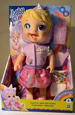 Hasbro Baby Alive Tinycorns Doll, Unicorn, Accessories, Drinks, Wets, baby doll - Image 1 of 4