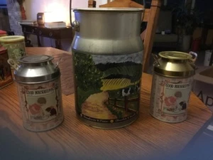 Vintage Good Housekeeping Milchkanne Form Blech Olivendose ©1992 Kostenloser Versand - Bild 1 von 3