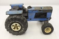 Vintage Tonka Blue Farm Tractor Metal Toy Pressed Steel 1970s Vintage