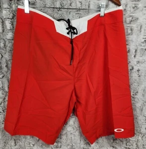 Pantalones cortos Oakley rojos para hombre 21 pulgadas talla 40 - Imagen 1 de 8
