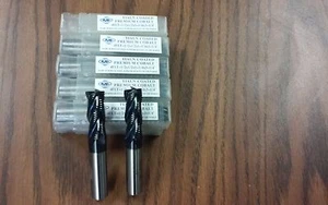 1/2" M42 cobalt roughing end mills Tialn coated 10pc for $139.00 free ship-new - Picture 1 of 3