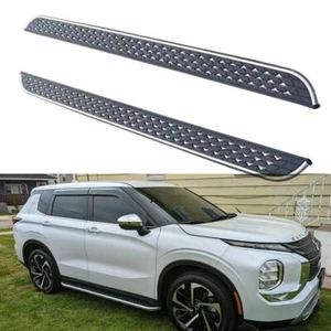 2P For Mitsubishi Outlander 2022 2023 Car Side Step Pedal Running Board Nerf Bar - Picture 1 of 12
