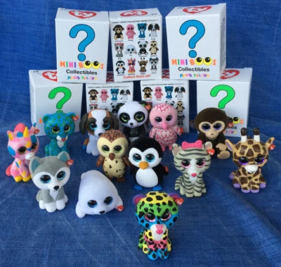 W-F-L TY Mini Boos Sammelfiguren  5 cm Glubschis Auswahl handbemalt - Bild 1 von 3