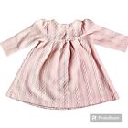 Janie And Jack Pink Quilted Bow Dress Size 12-18 Months New Without Tags