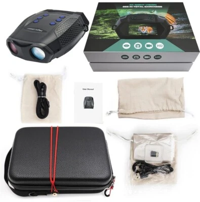 Night Vision Goggles 4K Night Vision Binoculars 1968ft/600m Visual Range 5x-40x  - Image 1 of 4