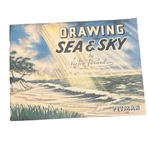Drawing Sea & Sky by Victor Perard Pitman 1957 Softcover Instructional Guide - Picture 1 of 10