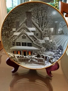 The Franklin Mint Collection by Saythmac Williams entitled "Winter Home”.  - Picture 1 of 7