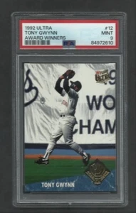 GUANTE DE ORO #12 PSA 9 COMO NUEVO TONT GWYNN 1992 FLEER ULTRA GANADOR DEL PREMIO - Imagen 1 de 1