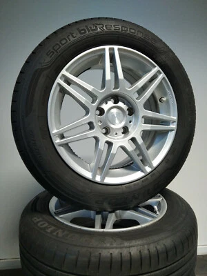 4 Sommerreifen 205 60 R16 92V inkl. Original Aluett 16" Alufelgen KBA 49300 - Bild 1 von 4