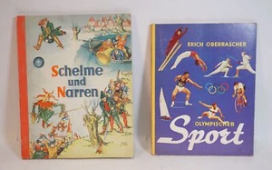 2X Vintage Collectible Picture Albums Olympic Sports + Rogues And Fools Complete - Picture 1 of 4