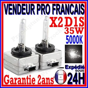 2 AMPOULES D1S BI XENON 35W KIT HID LAMPE DE RECHANGE D ORIGINE FEU PHARE 5000K - Foto 1 di 1