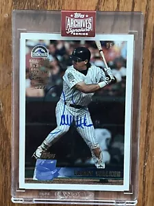 2023 Larry Walker Auto 06/13: Topps Archive Signature Series - Picture 1 of 2