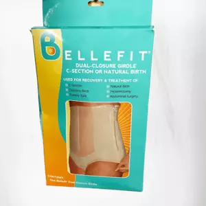 BELLEFIT Dual-Closure Postpartum Girdle Corset C-section Natural Birth sz s - Picture 1 of 9
