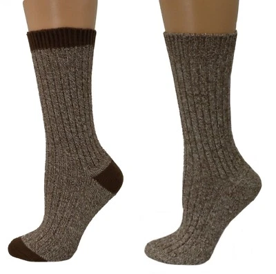 Sierra Socks Women's Cotton Outdoor Boot Hiking Socks, Gift For Mom 2 Pair Pack  - Image 1 of 4