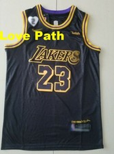 black lebron laker jersey