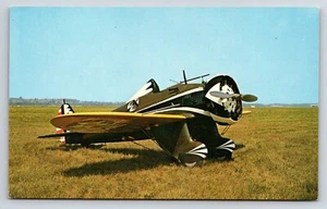 Postcard Boeing P-26A Fighter, Air Corps First All-Metal Monoplane, Museum, Ohio - Picture 1 of 2