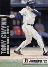 1992 Jimmy Dean Baseball #13 Tony Gwynn San Diego Padres