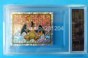 CHARIZARD 🔥 CROMO / STICKER #121 POKEMON SERIE 2 MERLIN 2000 🔥 PRISM EG9 - Picture 1 of 2