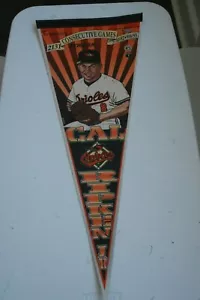 Cal Ripkin Orioles 2131 Consecutive Games Limited Edition Pennant Baltimore - Picture 1 of 2