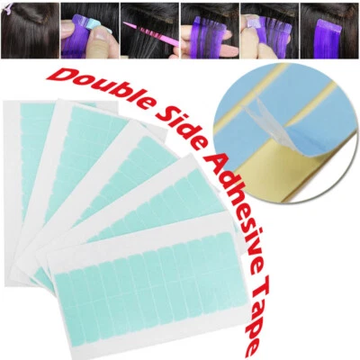 Cinta adhesiva invisible de doble cara pegamento para cinta en extensiones de cabello trama de piel Foto 1 de 4
