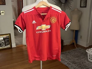 Adidas Manchester United Paul Pogba Soccer Jersey sz TINY see measurements - Picture 1 of 11