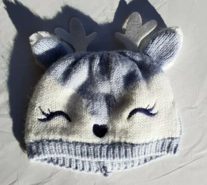 Gymboree Mädchen Märchenwald Mütze Größe 2T 3T 4T 5T blau Pullover Winter - Bild 1 von 4