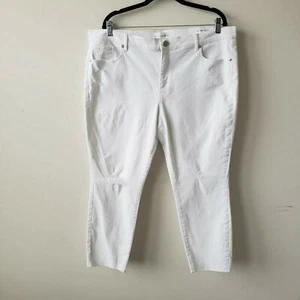 Loft Damen Weiß Modern Skinny Crop Jeans Gr. 18P - Bild 1 von 8