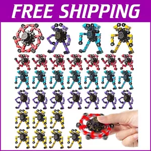 Fidget Spinners - Creative Transformable Sensory Toy Set for Classroom Events - Picture 1 of 7