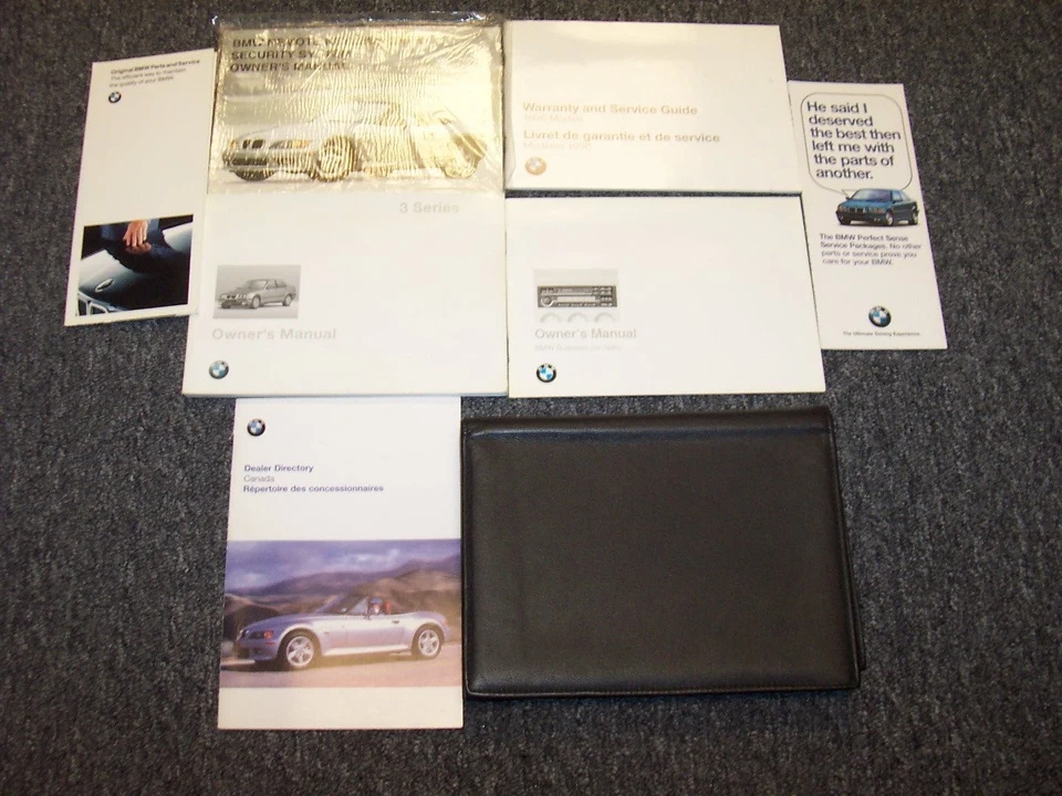 1998 BMW 3-Series 318i 318isi 323i 323is 328i 328is Owner Owner's Manual - Image 1 of 1