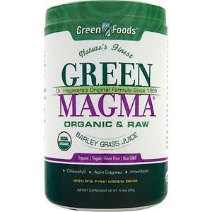 Green Foods Green Magma - Jugo de hierba de cebada en polvo 10,6 oz Foto 1 de 1