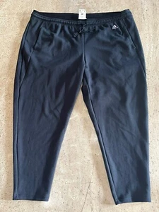 ADIDAS Tracksuit Bottoms (Plus Size) Black Size 4X - Picture 1 of 14