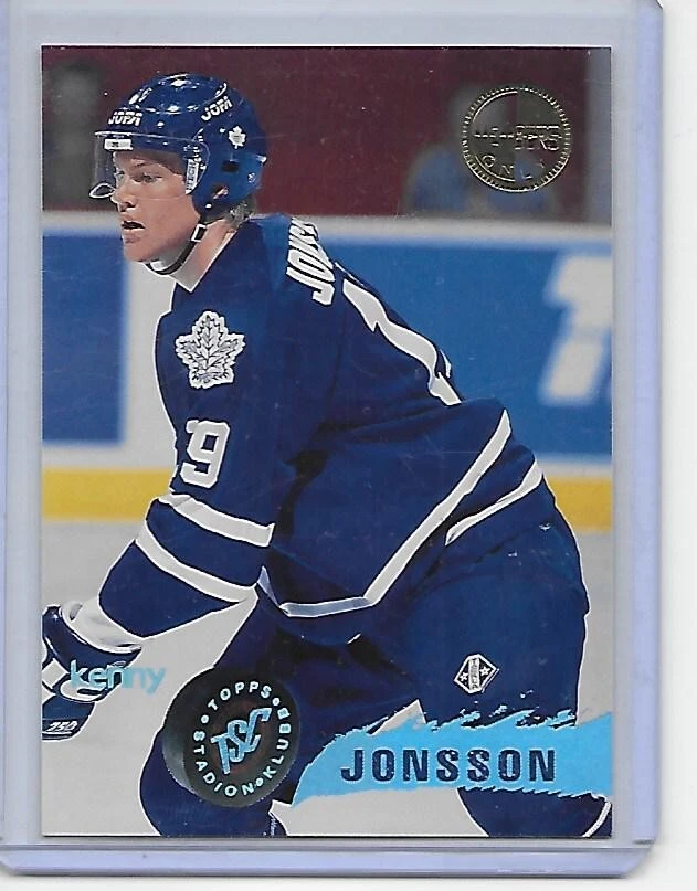 1995-96 Stadium Club Members Only Toronto Maple Leafs KENNY JONNSON #107 - Image 1 of 1